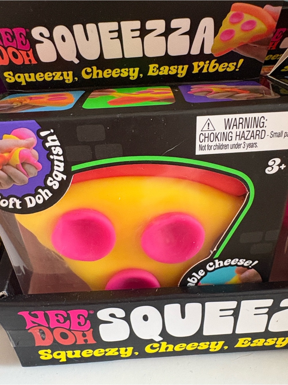 Schylling NeeDoh Pizza, Wonder Waves, & crunchy peach, ships fast & safely.